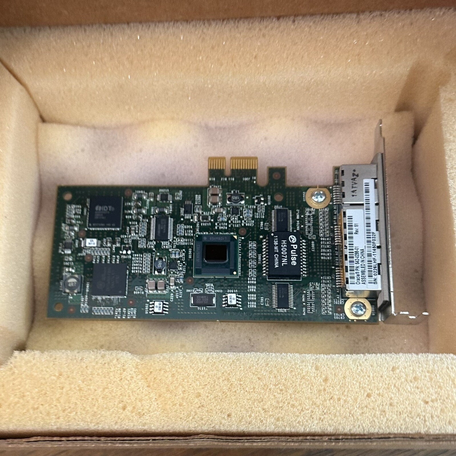 Sun Oracle (511-1496-04) 542-0298-01 Rev 50 3-port Cluster Heartbeat Card