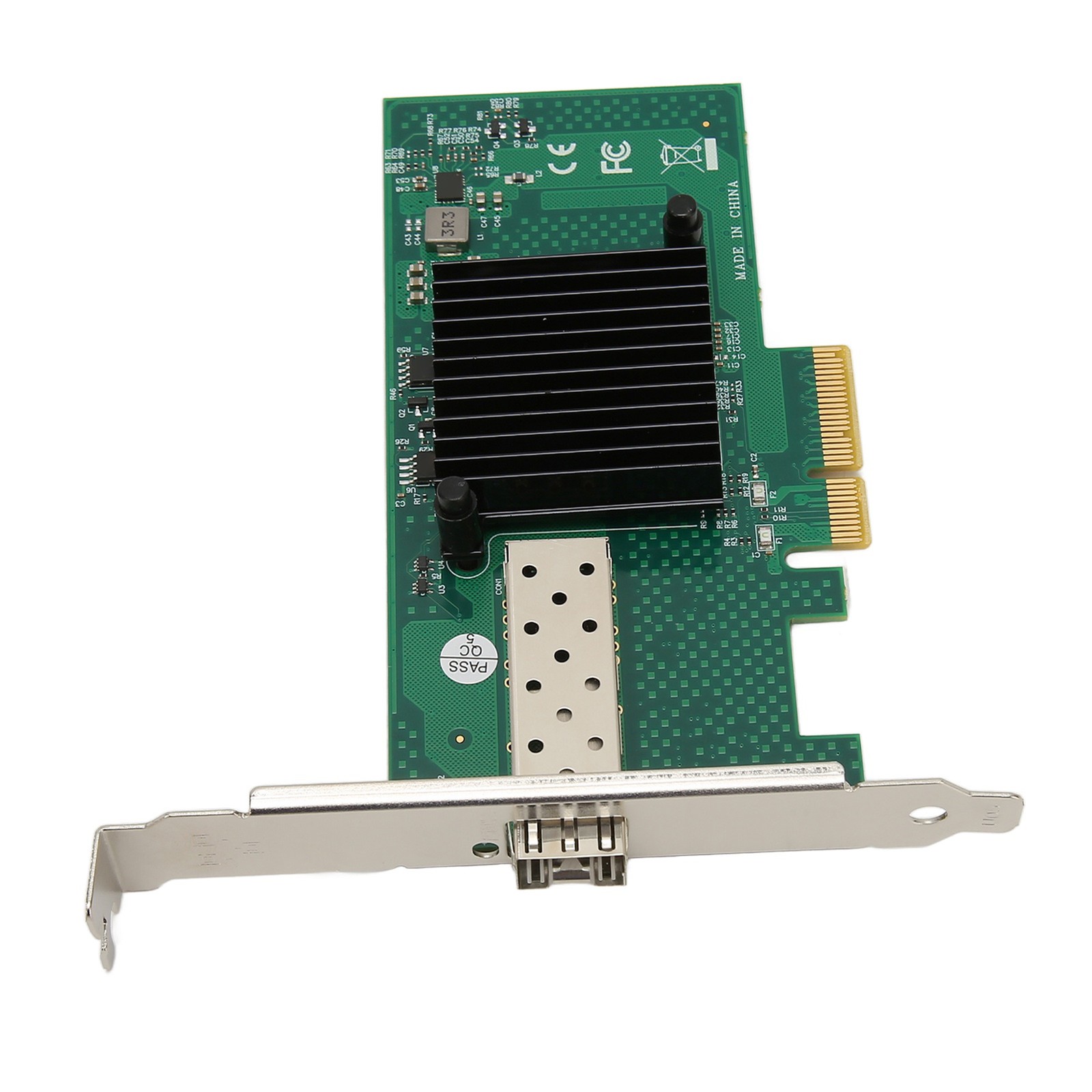 PCIe Network Card 10000Mbps PCI Express X4 5.0GT/s SFP LC Optical Fiber Gigabit