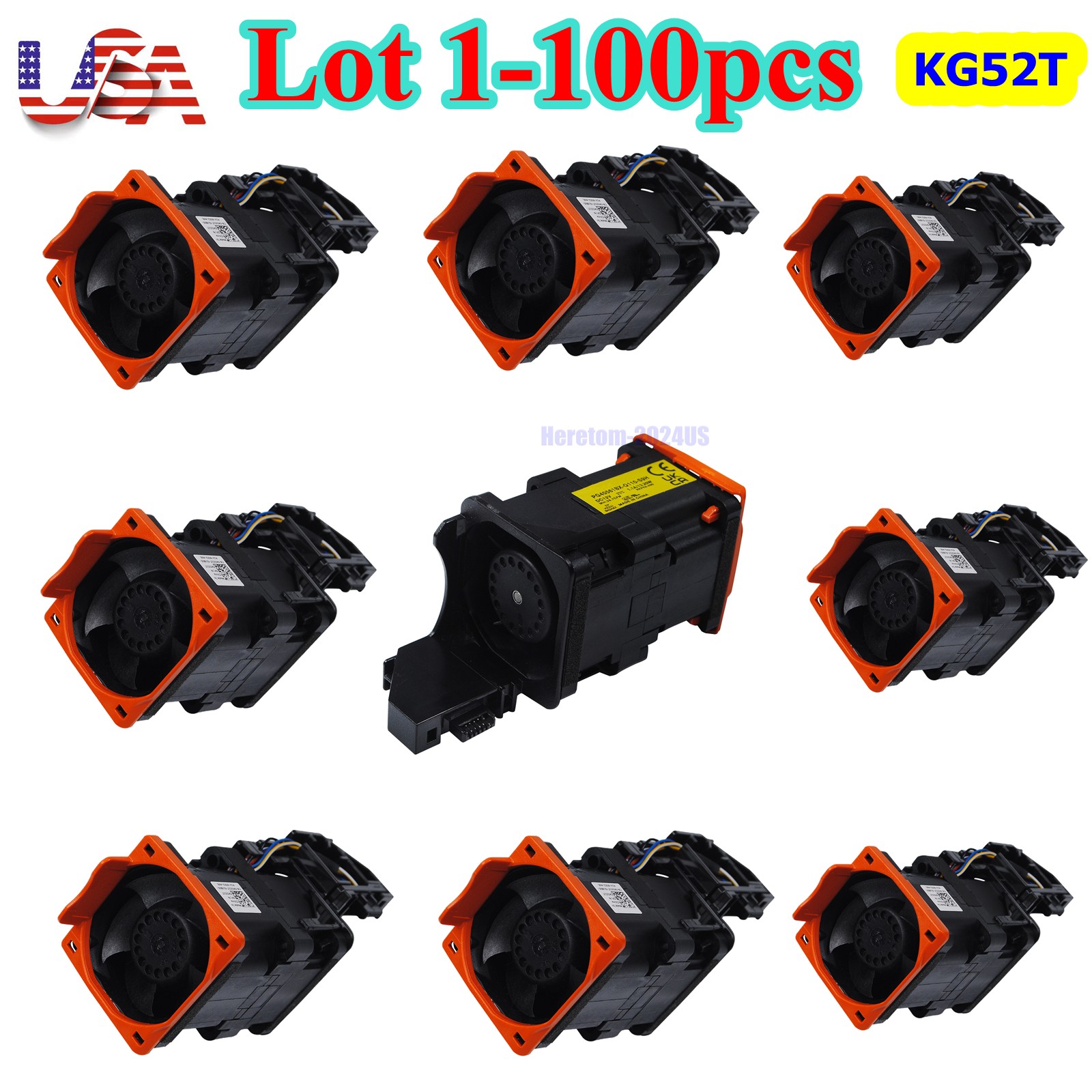 NEW 0KG52T KG52T HIGH PERFORMANCE COOLING FAN MODULE FOR DELL POWEREDGE R640 LOT