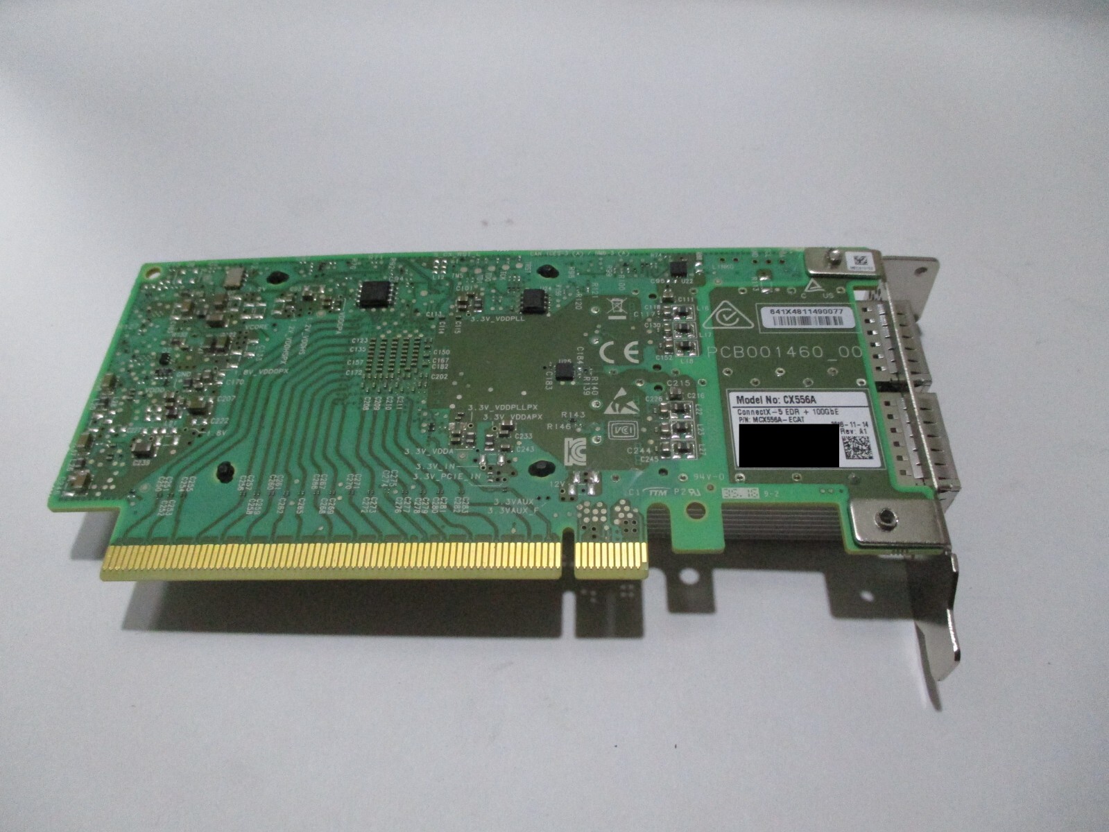 Mellanox CX556A MCX556A-ECAT REV:A1 ConnectX-5 EDR +100GBE Dual-Port