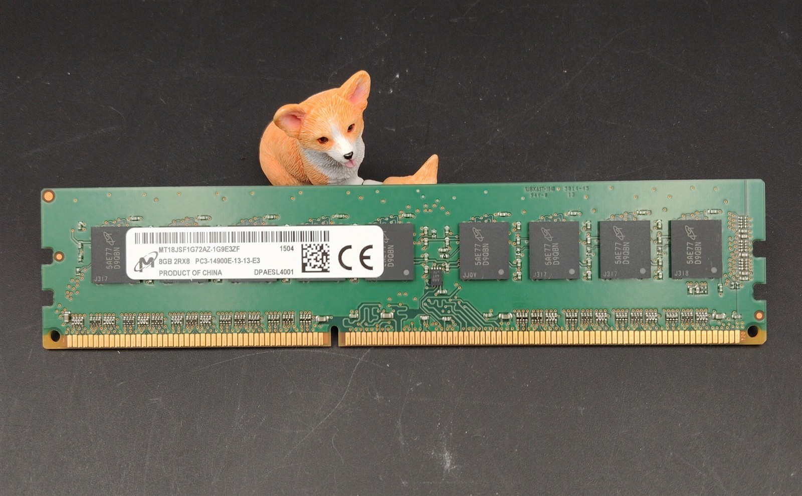MT18JSF1G72AZ-1G9E MICRON 8GB 2Rx8 PC3-14900E 1866MHz ECC UDIMM MEMORY