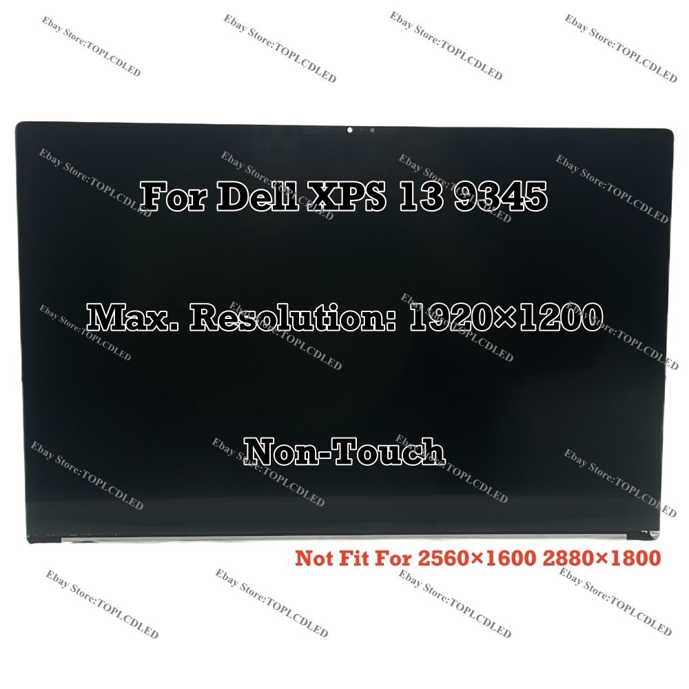 Dell XPS 13 9345 P189G KJFGR 1920×1200 13.4″ LCD Panel Display Do Not Touch