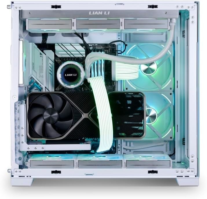 Accessory Universal 4-Slots Vertical GPU Card Holder Kit Black, Gen 4 Riser …