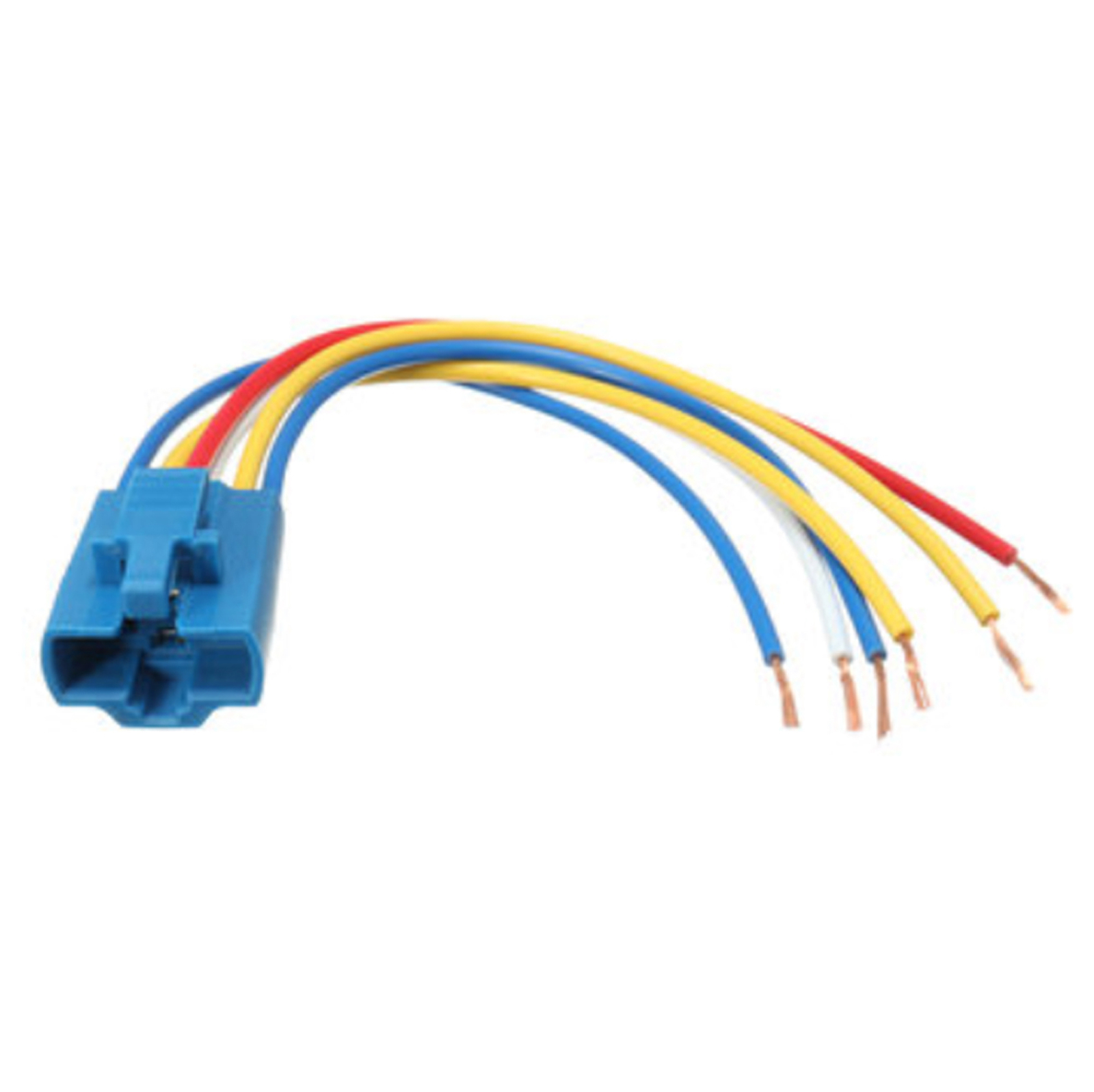 1PC 22mm 6Pin Metal Push Botton Switch Wire Harness Socket Plug Holder Connector