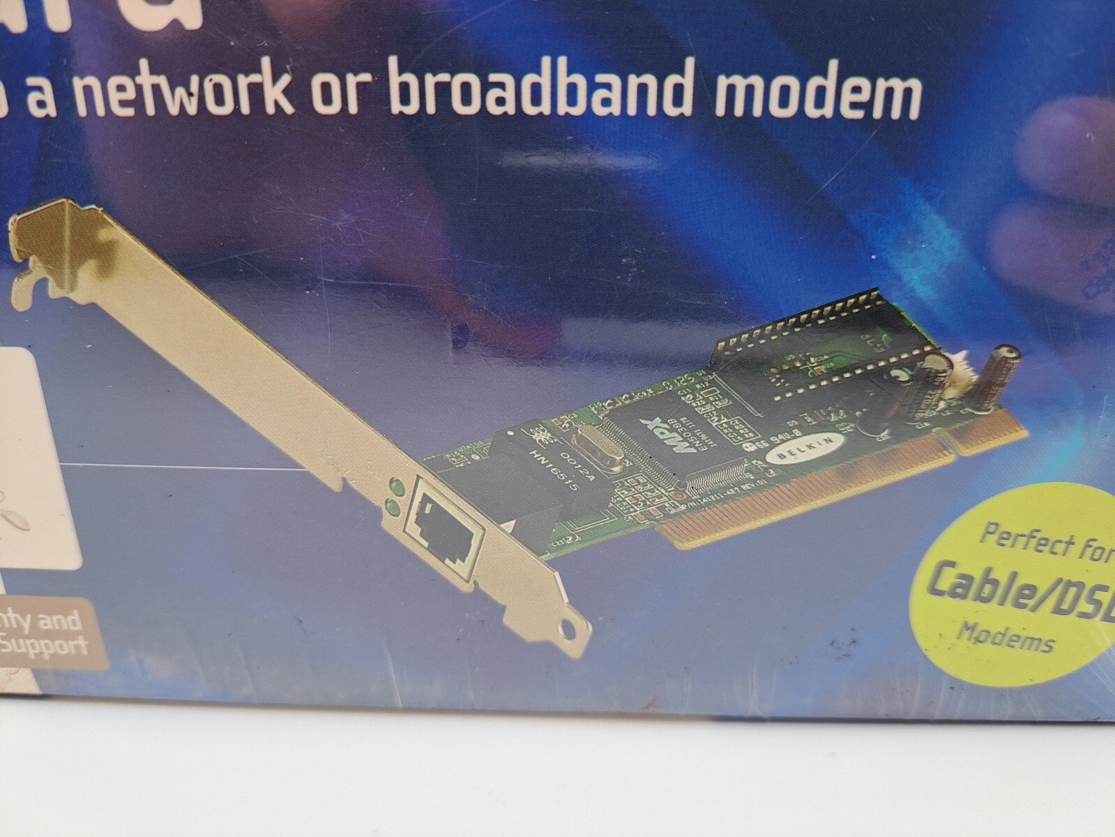 SEALED Belkin F5D5000 Desktop Network PCI Card 10/100MBt FREE SHIPPING