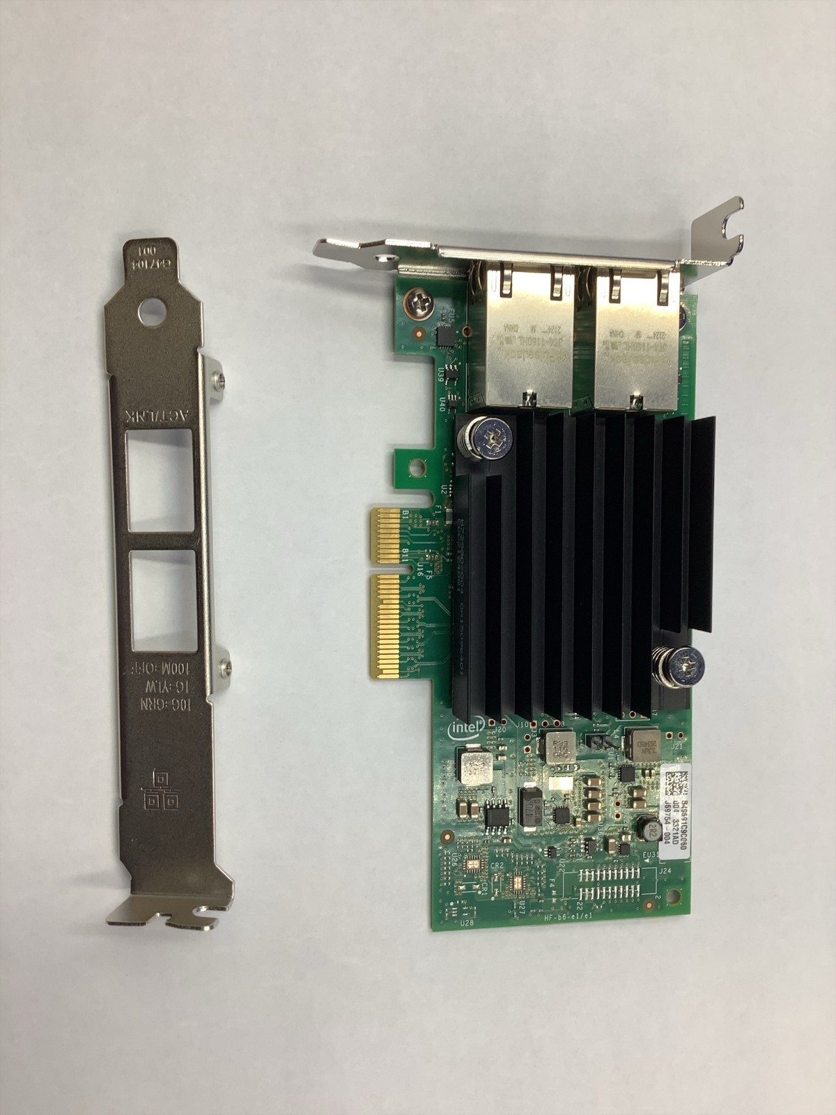 X550-T2 Intel 10Gb RJ45 Ethernet Converged PCIe Network X550T2 Intel Yottamark