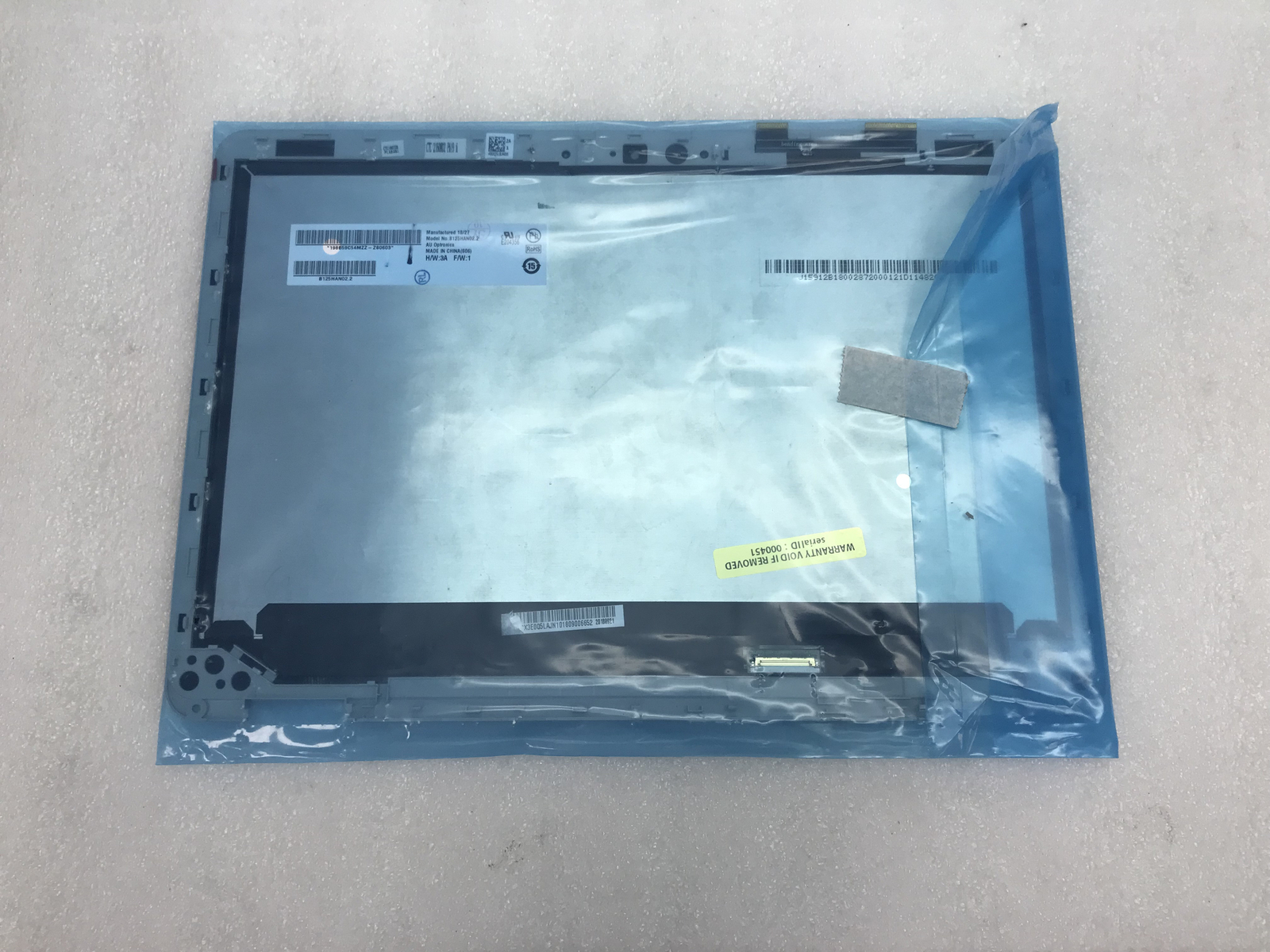 New Genuine OEM ASUS 12.5″ FHD 1920X1080 LCD TOUCH SCREEN & BEZEL B125HAN02.2