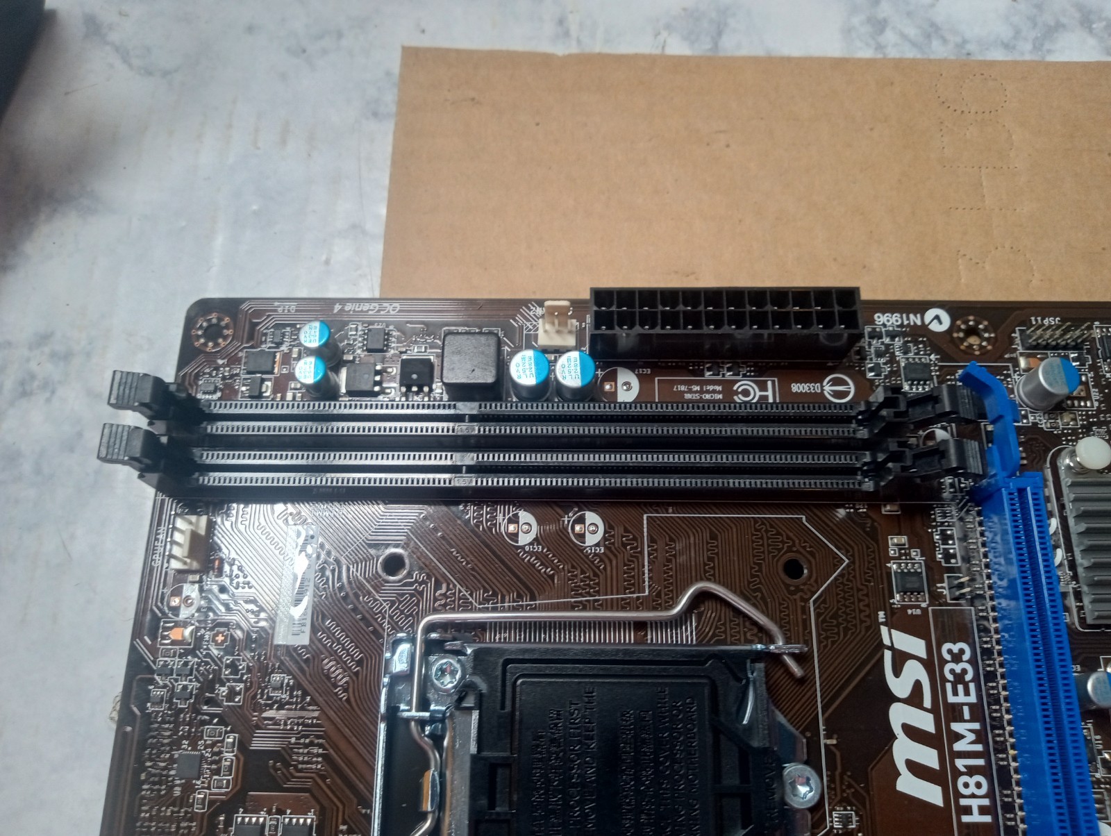 MSI H81M-E33 Micro ATX Motherboard LGA1150 DDR3 SATA3 NEW