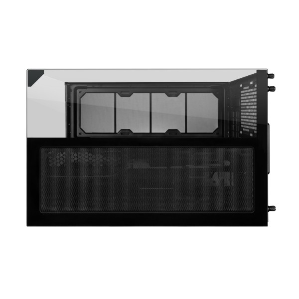 Lian-li O11 Vision-M O11VMX Dual-chamber w/140 mm Fan Micro ATX Case Black