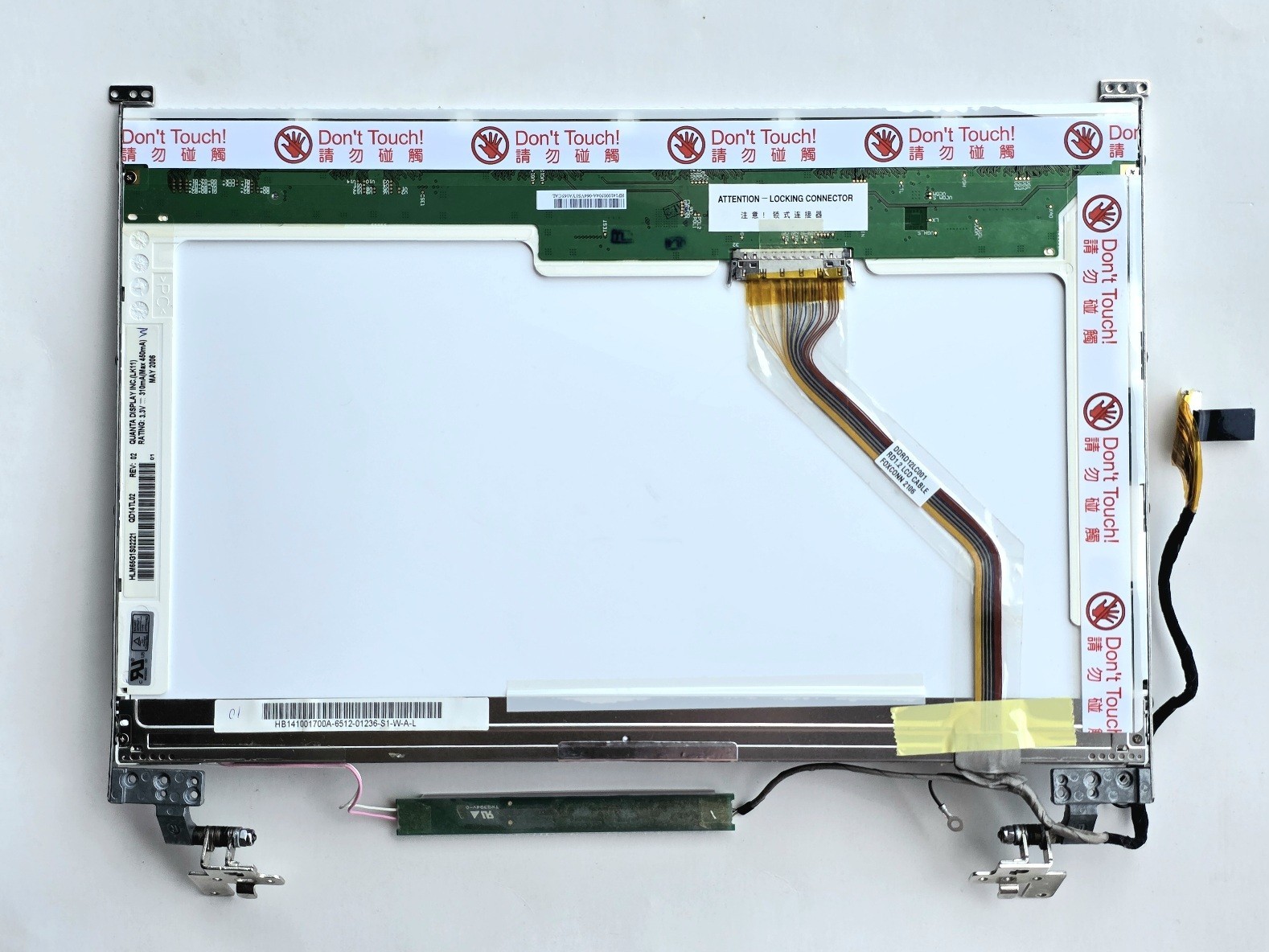 Sony/Quanta 14.1″ 30pin 1280×800 WXGA Laptop Glossy LCD Screen QD14TL02 Rev.02