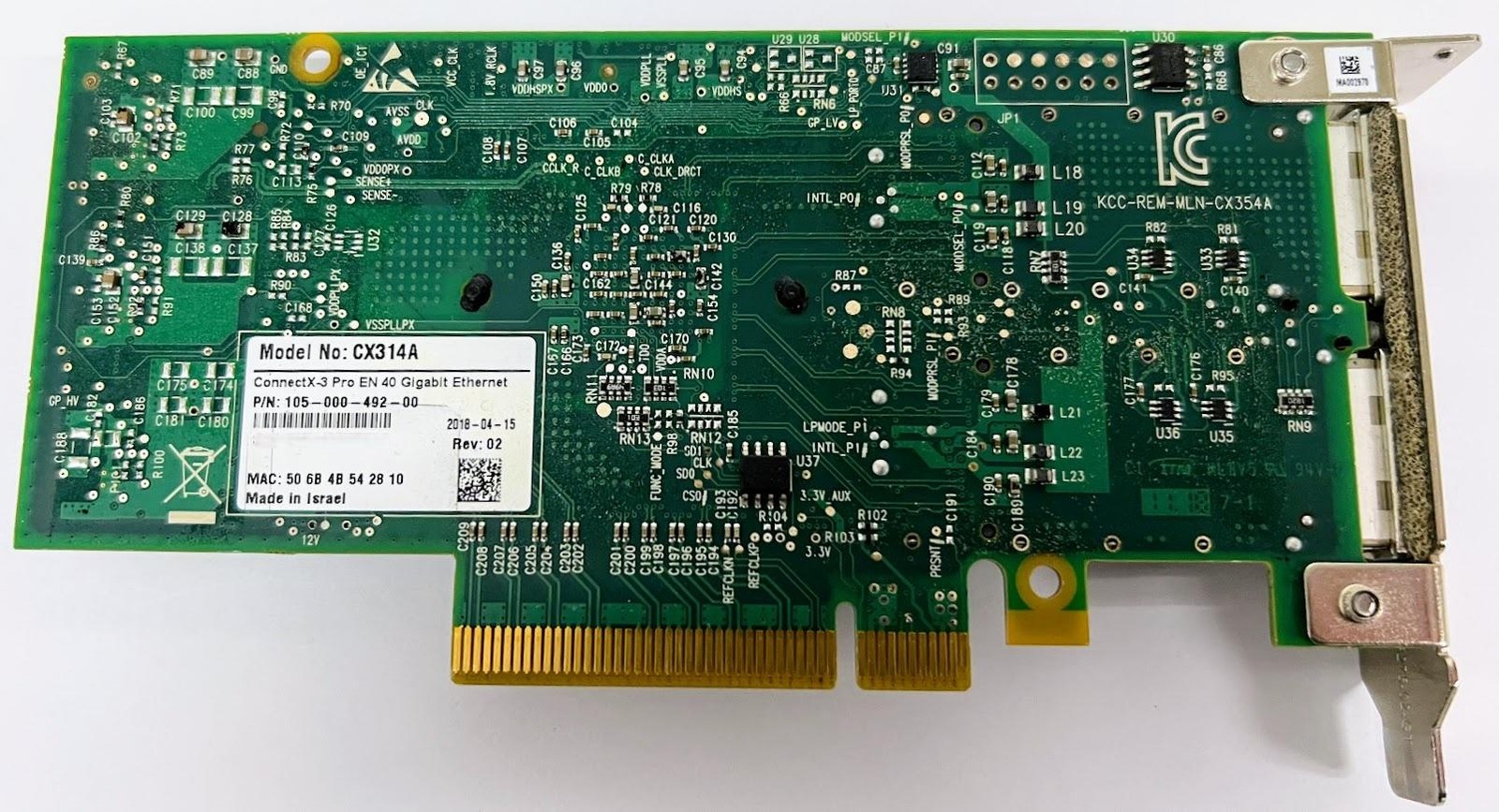 Mellanox CX314A ConnectX-3 Pro 40GbE Dual QSFP+ PCIe Network Card