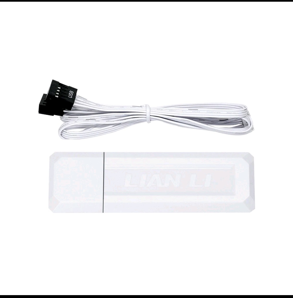 Lian Li 12RTLLCD1W3W computer cooling system Computer case Fan 12 cm White