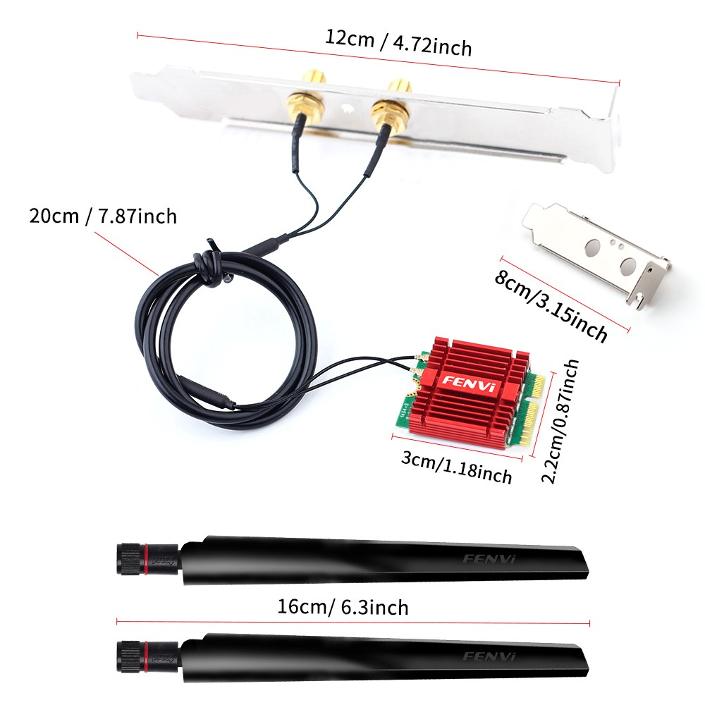 MT7925 WiFi 7 Card BE6500 M.2 2230 Tri-Band Wireless Network Card For Desktop PC