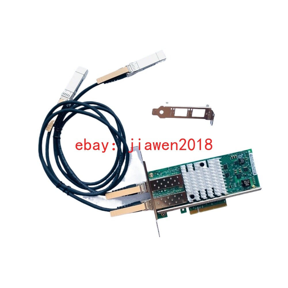 Intel X520-DA2 10Gb 10Gbe Adapter E10G42BTDA with 2x DAC’s Direct Attach Cable