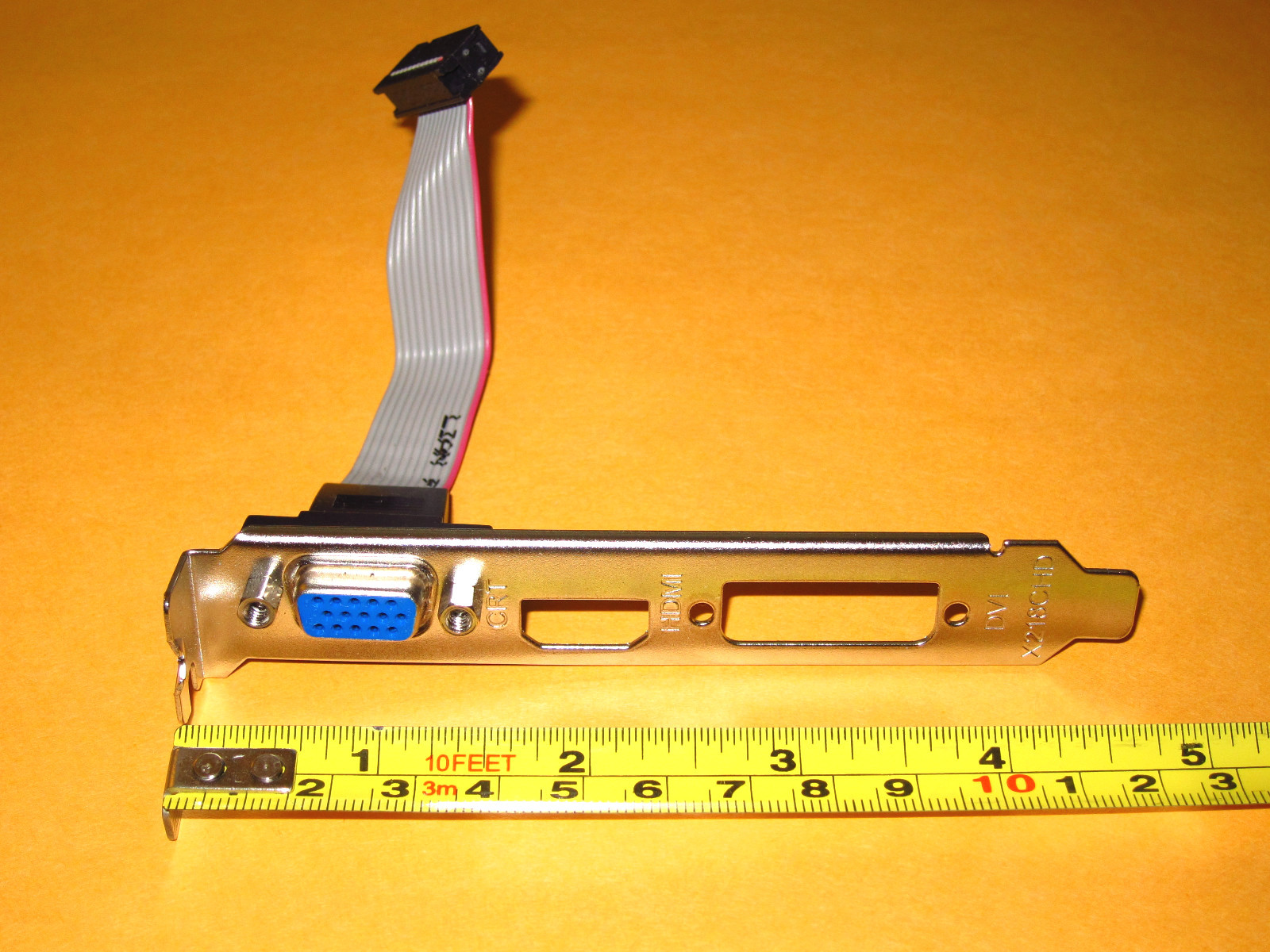 Full Height Bracket with 12Pin VGA DSUB Cable