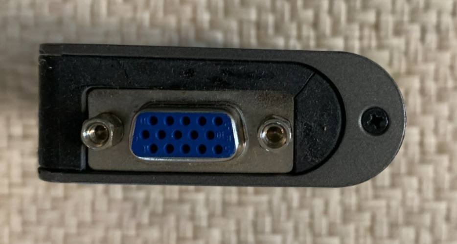 External VGA Video Card IOGEAR USB 2.0 External VGA Video Card GUC2015V – USED