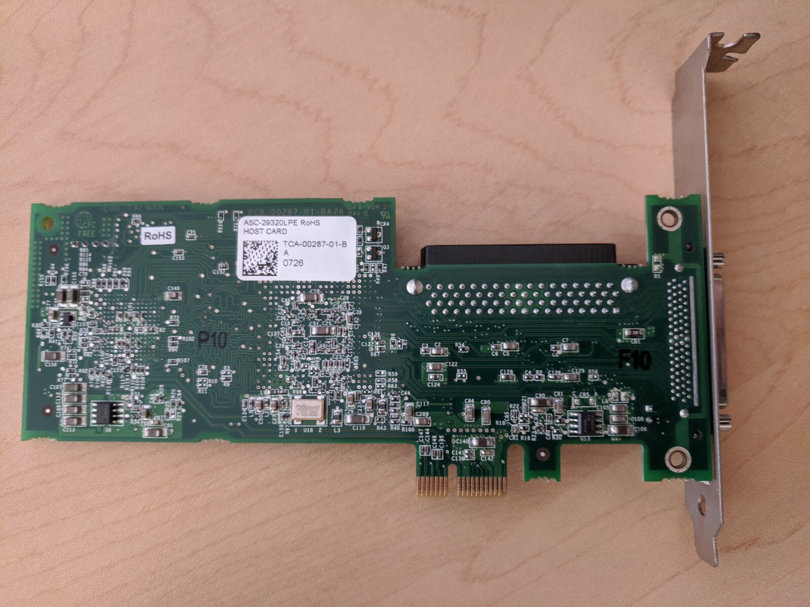 Adaptec ASC-29320LPE Ultra 320 PCIe X1 SCSI Controller Adapter Card