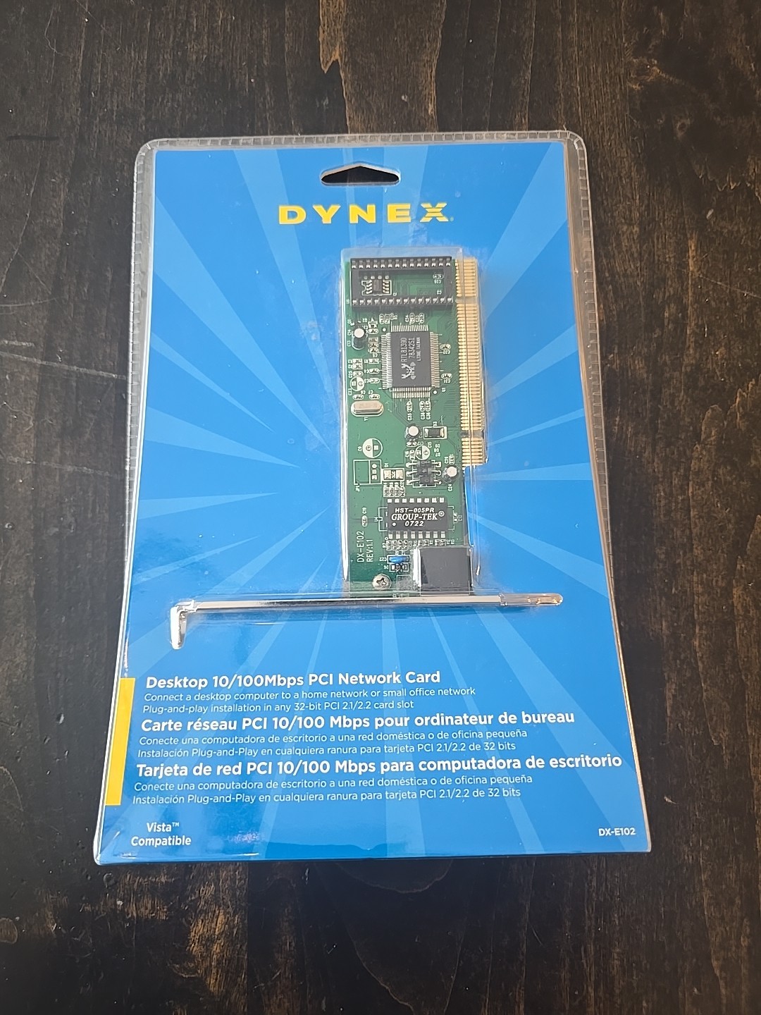 Dynex 10/100 Mbps PCI Network Card DX-E102 Realtek Plug & Play 32 Bit New