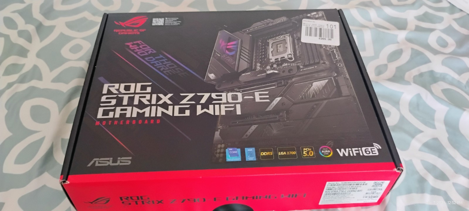 ASUS ROG Strix Z790-E Gaming WiFi LGA 1700 ATX Intel Motherboard