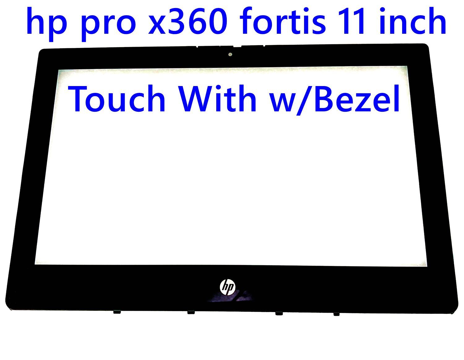 Replace For HP Pro x360 Fortis 11 inch G11 Touch screen Glass Digitizer+w/Bezel