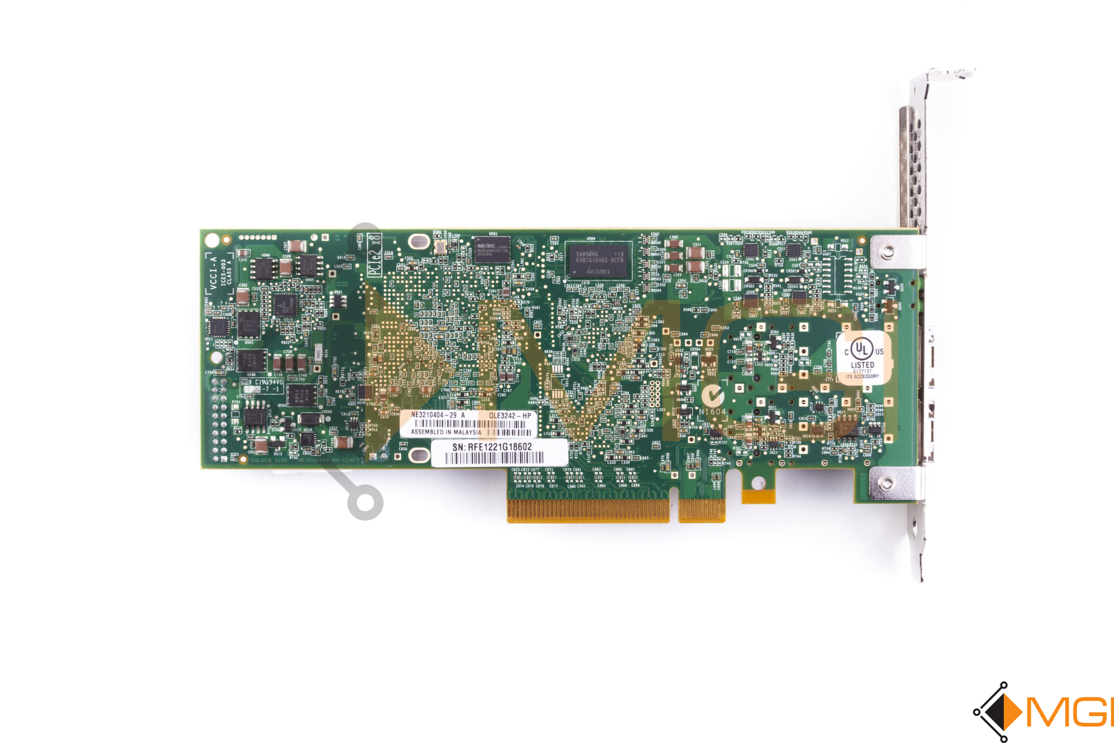 HP NC523SFP DUAL PORT 10GB SERVER ADAPTER HIGH PROFILE 593742-001 // 593715-001