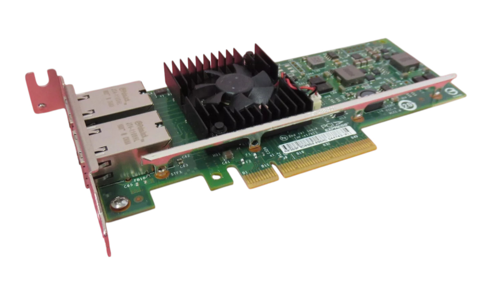 Dell Intel 3DFV8 X540-T2 10Gb RJ-45 Dual Port Low Profile PCIe network card