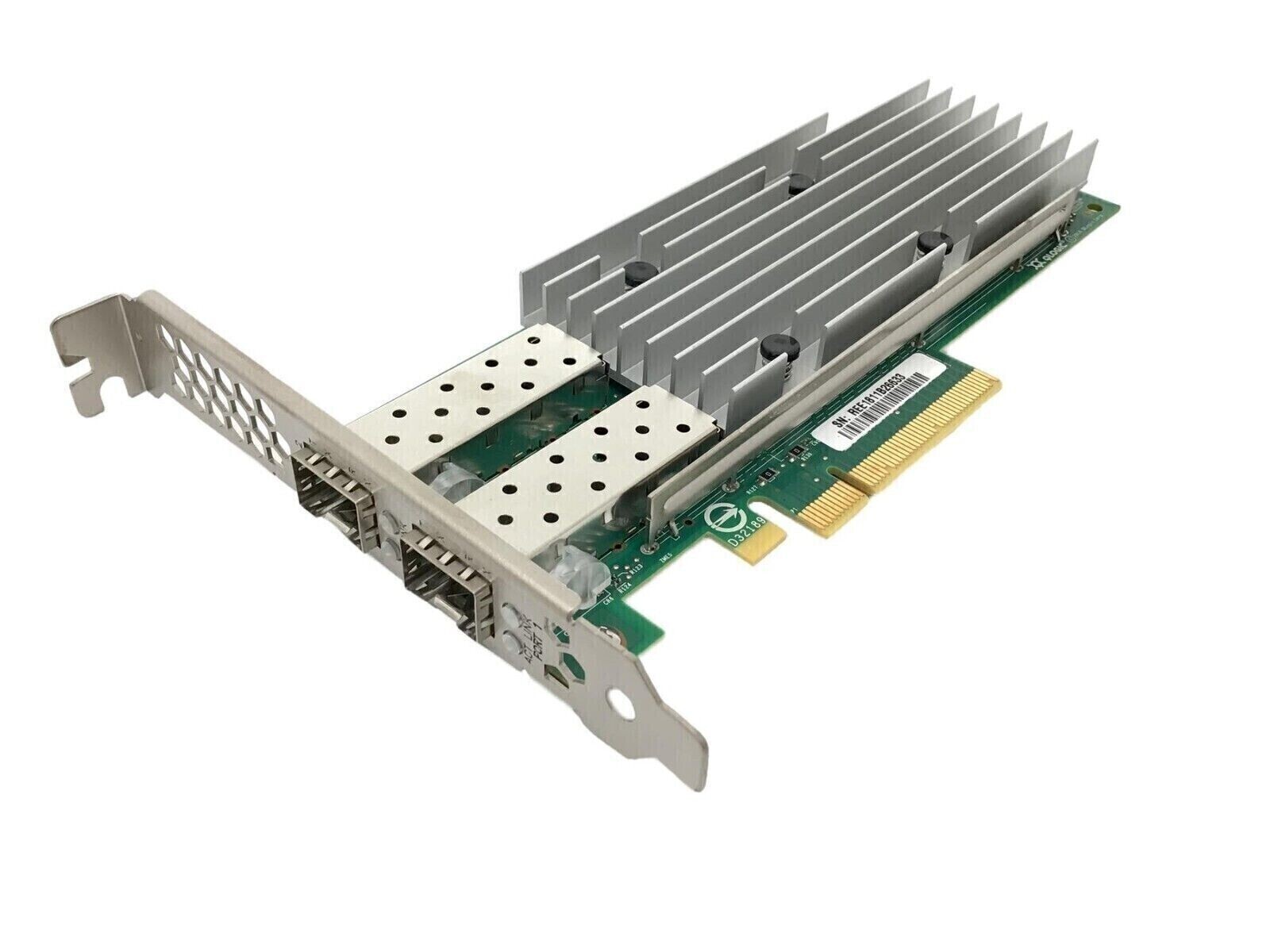 25GbE SFP28 Dual Port NIC QLogic PCIe x8 Ethernet Network Adapter High Profile