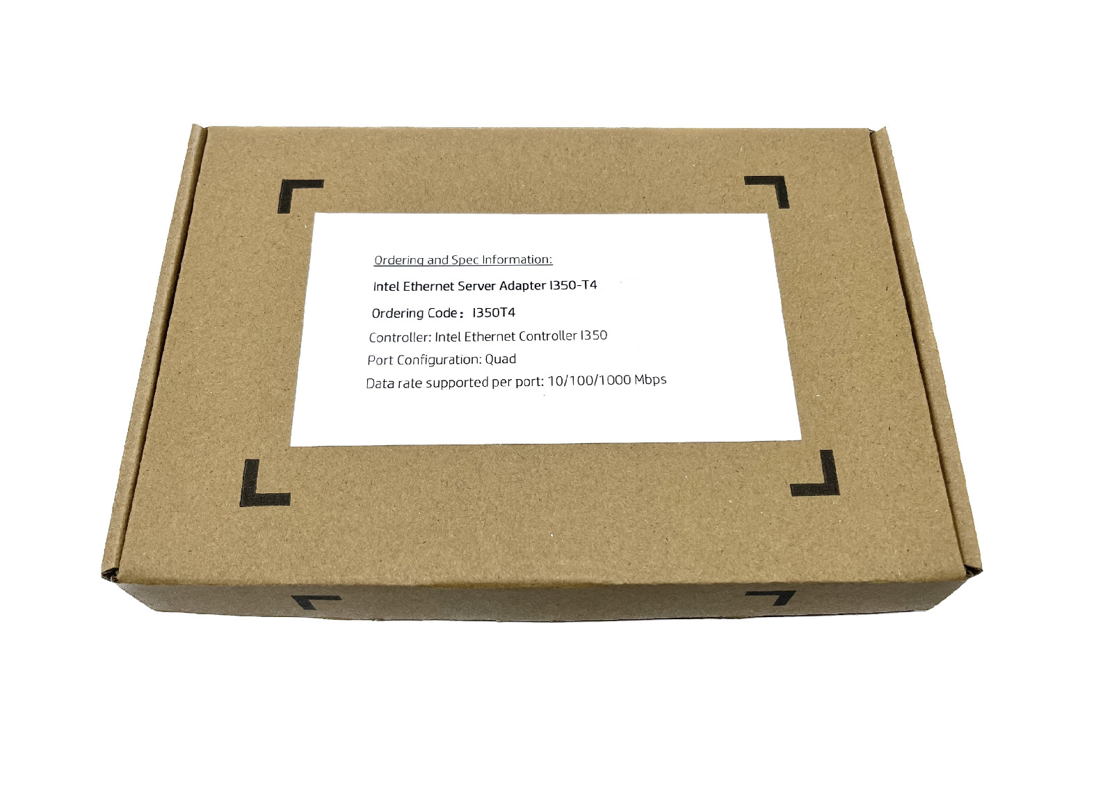 Original Intel I350T4 Ethernet Server Adapter I350-T4 I350T4BLK with Hologram