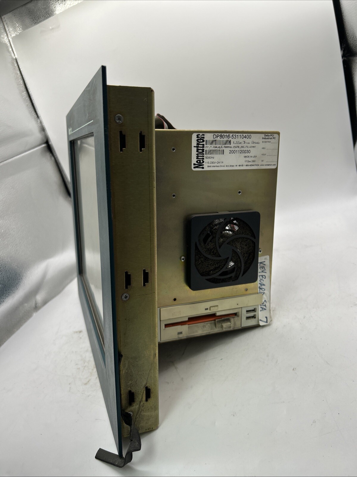 Nematron DP8016-53110400 Industrial CNC Control Screen See Pics 30 Days Warranty