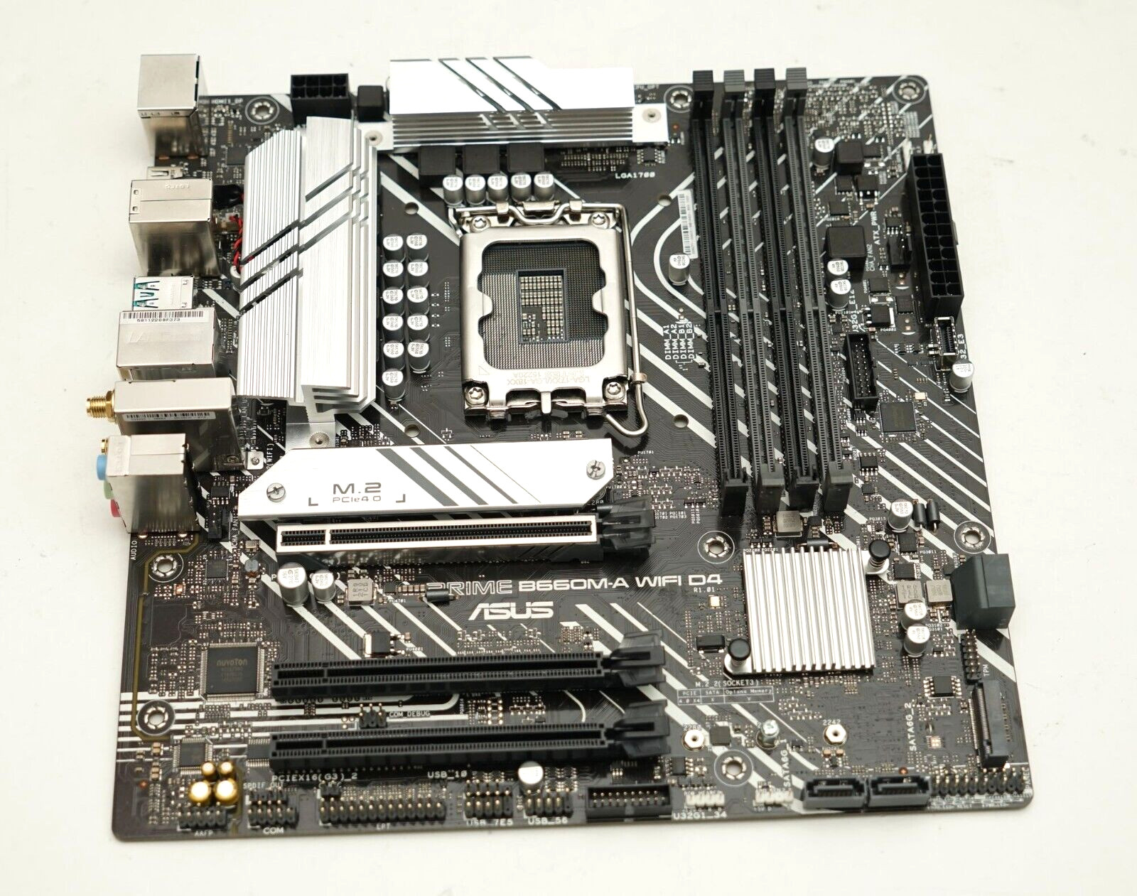 Asus Prime B660M-A WIFI D4 Intel LGA 1700 Micro AX201 Motherboard Parts Only