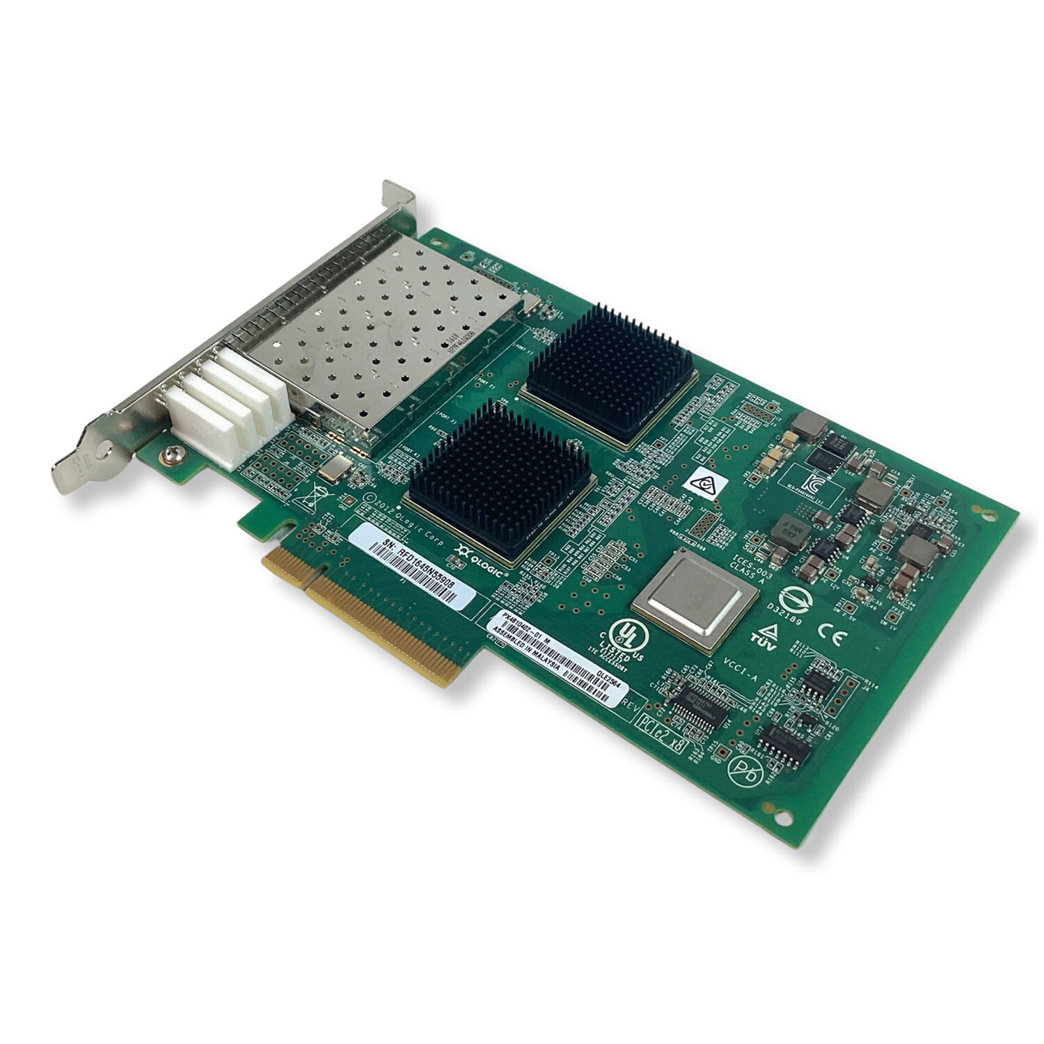 Genuine QLogic QLE2564 4-Port 8Gbps PCIe FC HBA Controller PX4810402-01 45GPC