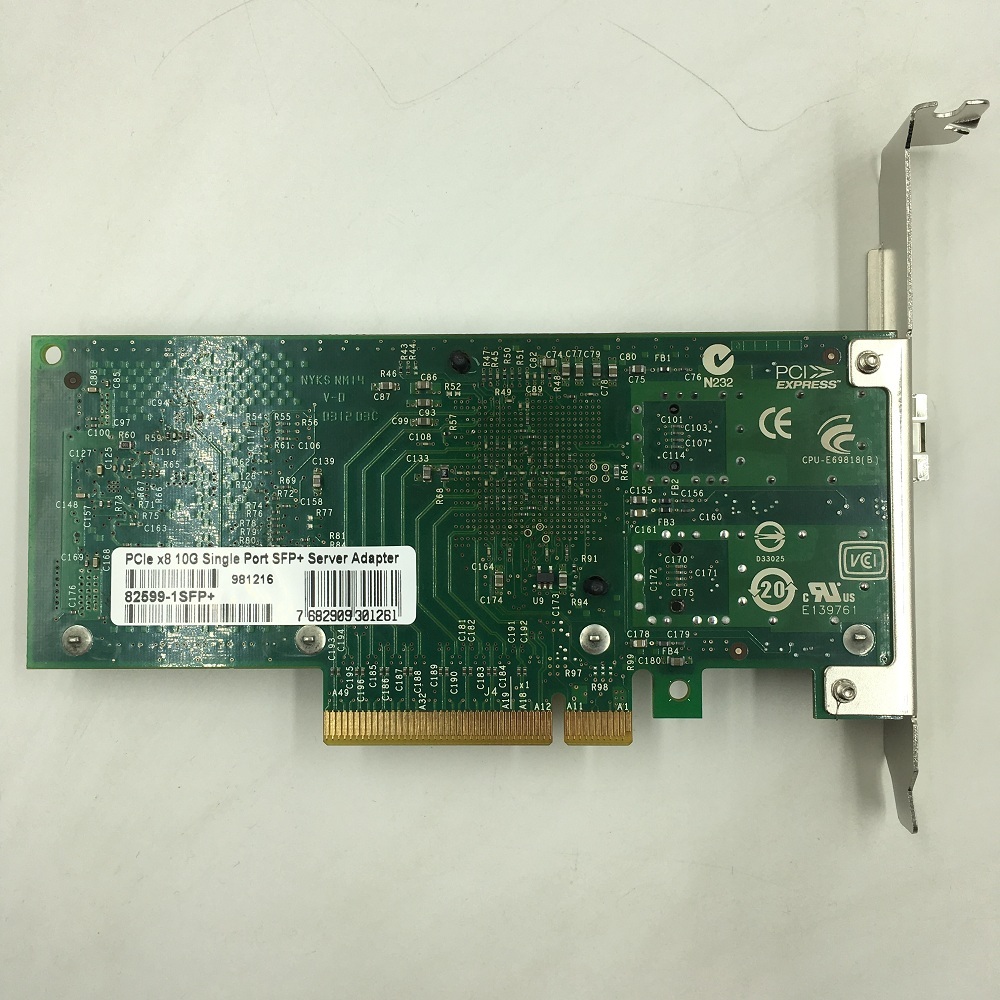 Intel X520-DA1 E10G41BTDA 10GbE Network Adapter+ E10GSFPSR Intel FTLX8571D3BCV