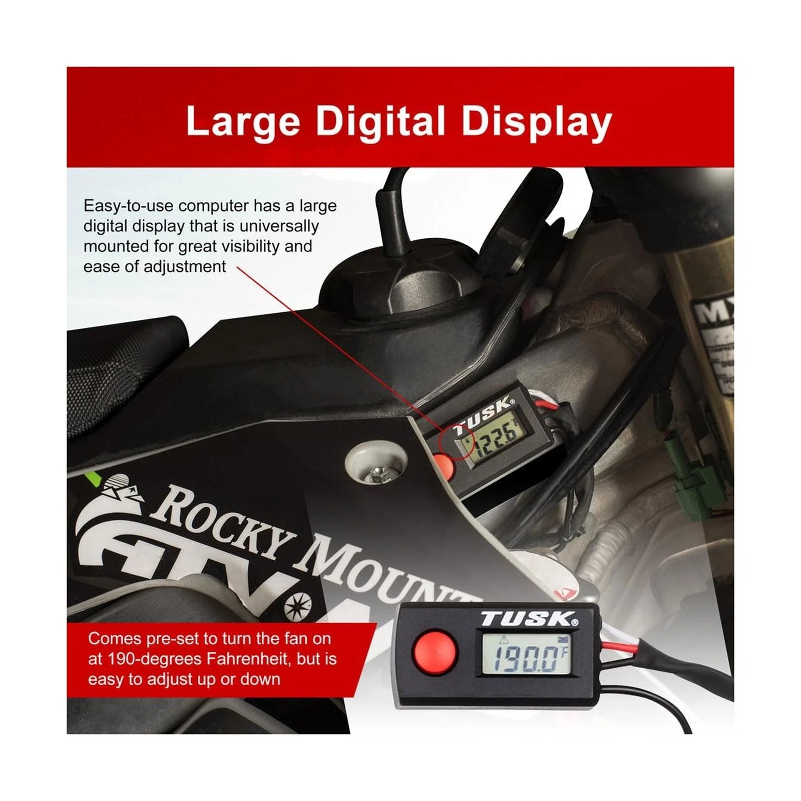 Tusk Digital Radiator Fan Kit Universal