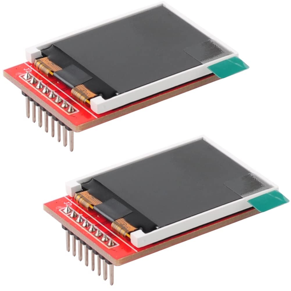 TFT LCD Display Screen Module 1.44 Inch 128×128 SPI ST7735S RGB 2 Pack Arduino