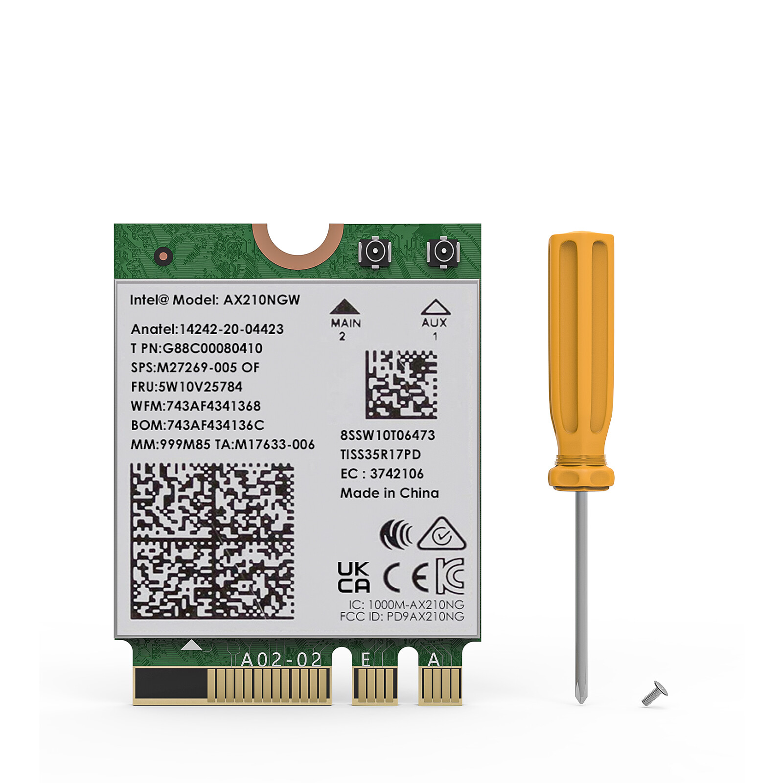 BE8800 WIFI 7 Network Card PCI-E WiFi 7 & Bluetooth 5.4 Adapter M.2 Card Option