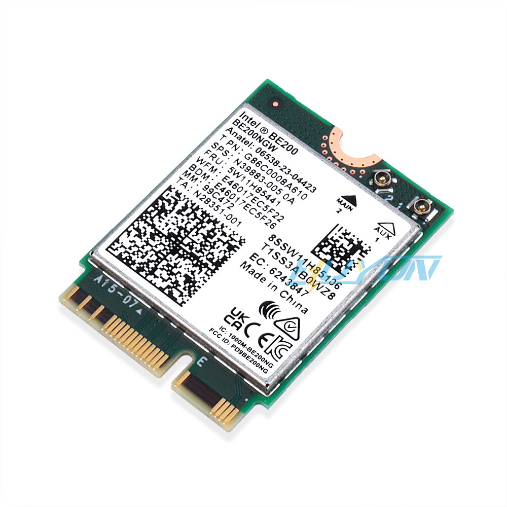 Intel WiFi 7 BE200 BE200NGW NGFF M.2 Wifi Card Tri-band PC wifi Bluetooth 5.4