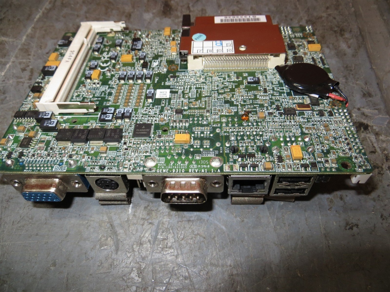 Aaeon GENE-9310 Industrial Motherboard Celeron M 1.86Hz 0RAM See Description