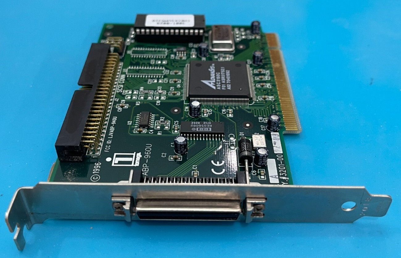 PREOWNED IOMEGA ABP-960U PCI SCSI ADAPTER LJVABP-940U SEE DESCRIPTION
