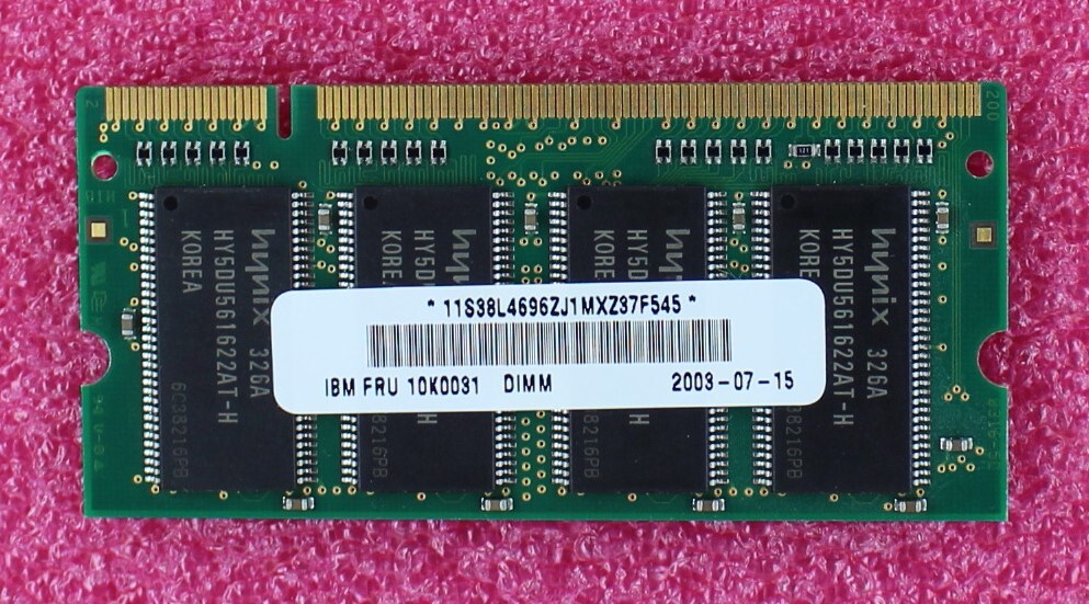 10K0031 – IBM ThinkPad 256MB CL 2.5 SODIMM
