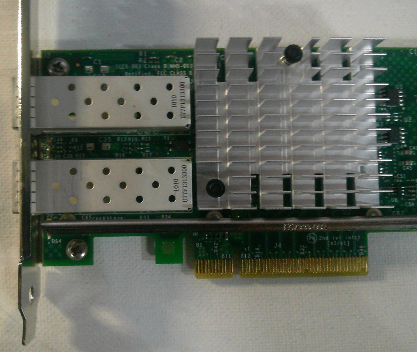 DELL Intel X520-DA2 10Gb SFP+ Dual Port Network Adapter Card 0U810N