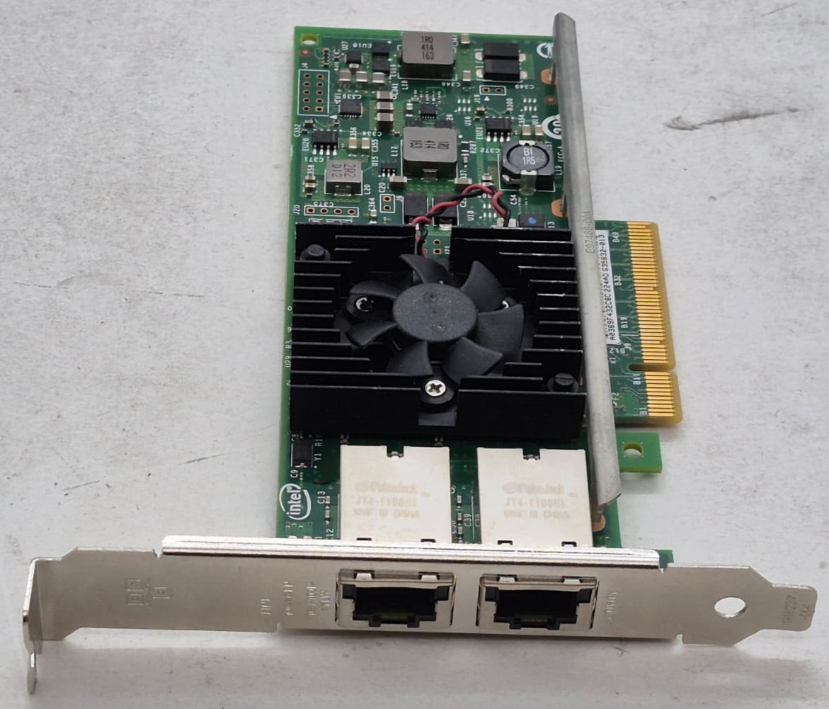 Intel Dell 0K7H46 Dual Port Network Ethernet Adapter W/ High Profile Bracket