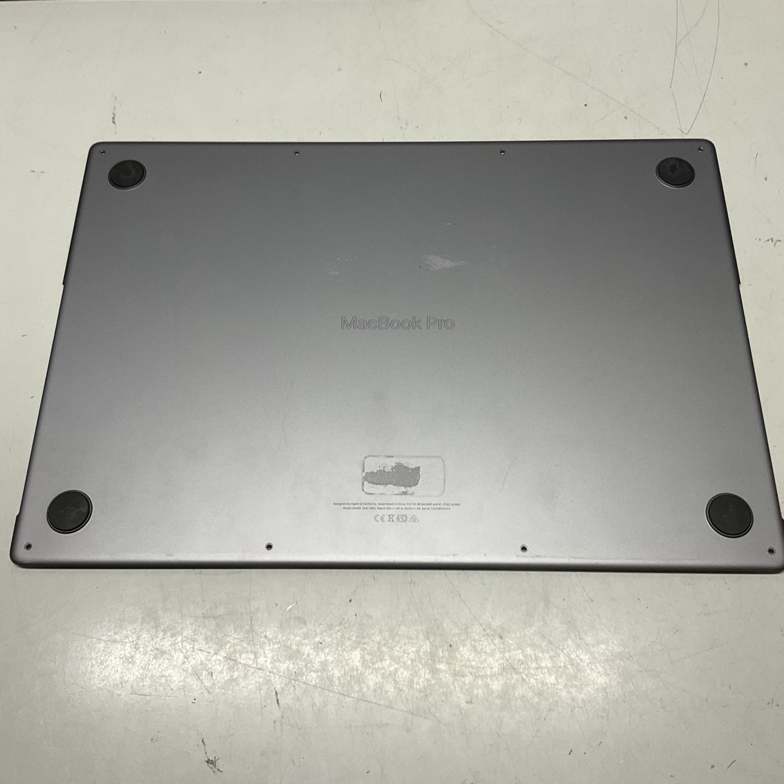 Apple MacBook Pro M1 16″ (A2485/2021) OEM Bottom Case Cover Space Gray