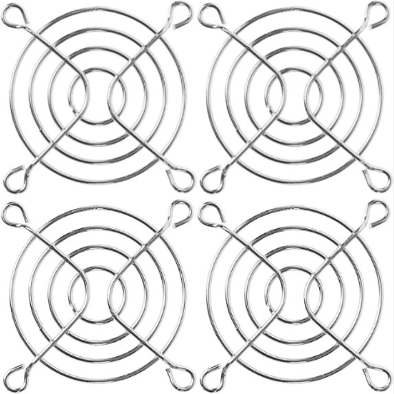 4 Pcs Metal Wire Fan Grill 2⅜in (60mm)