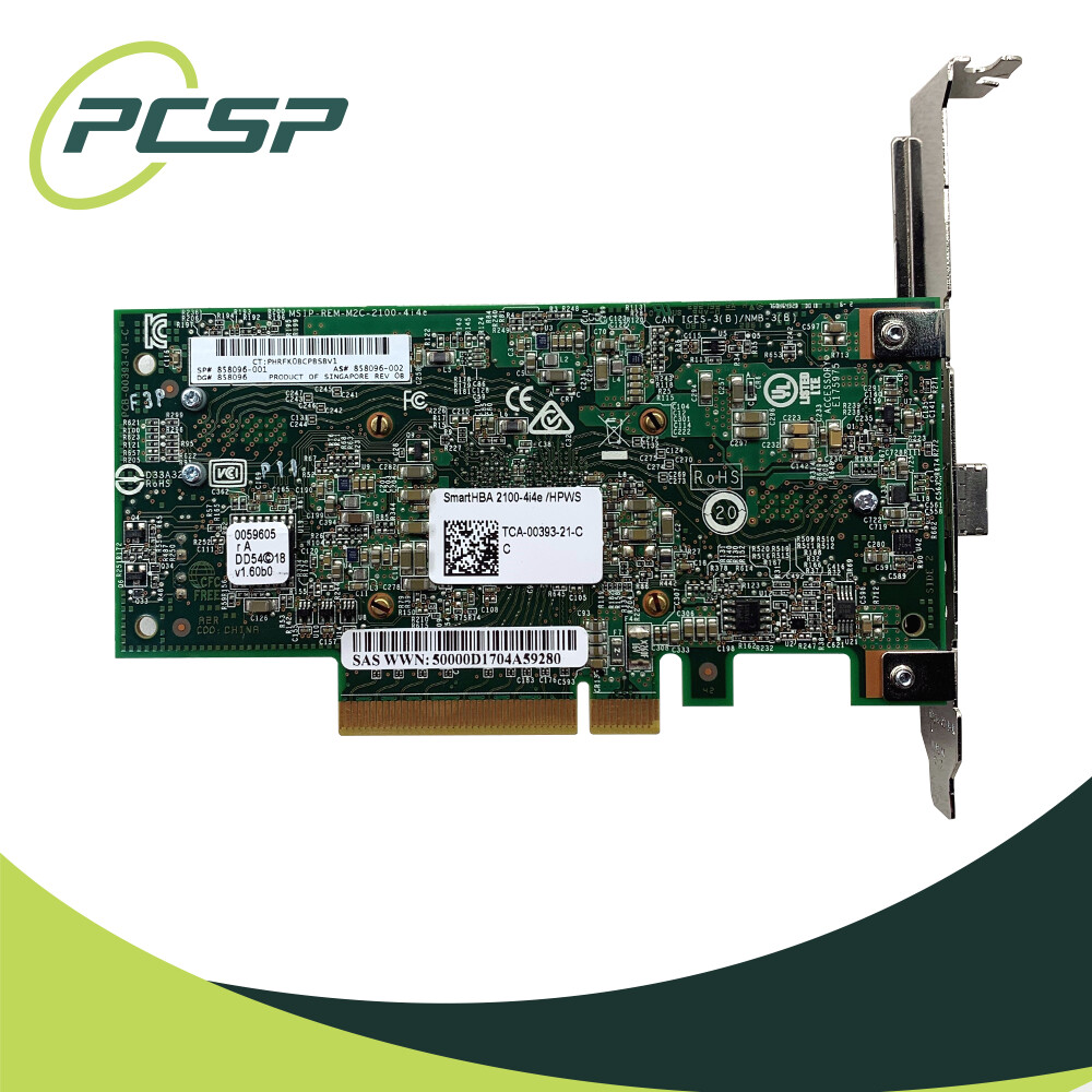 HP Microsemi SmartHBA 2100-4i4e 12Gb/s SAS Host Bus Adapter 858096-001