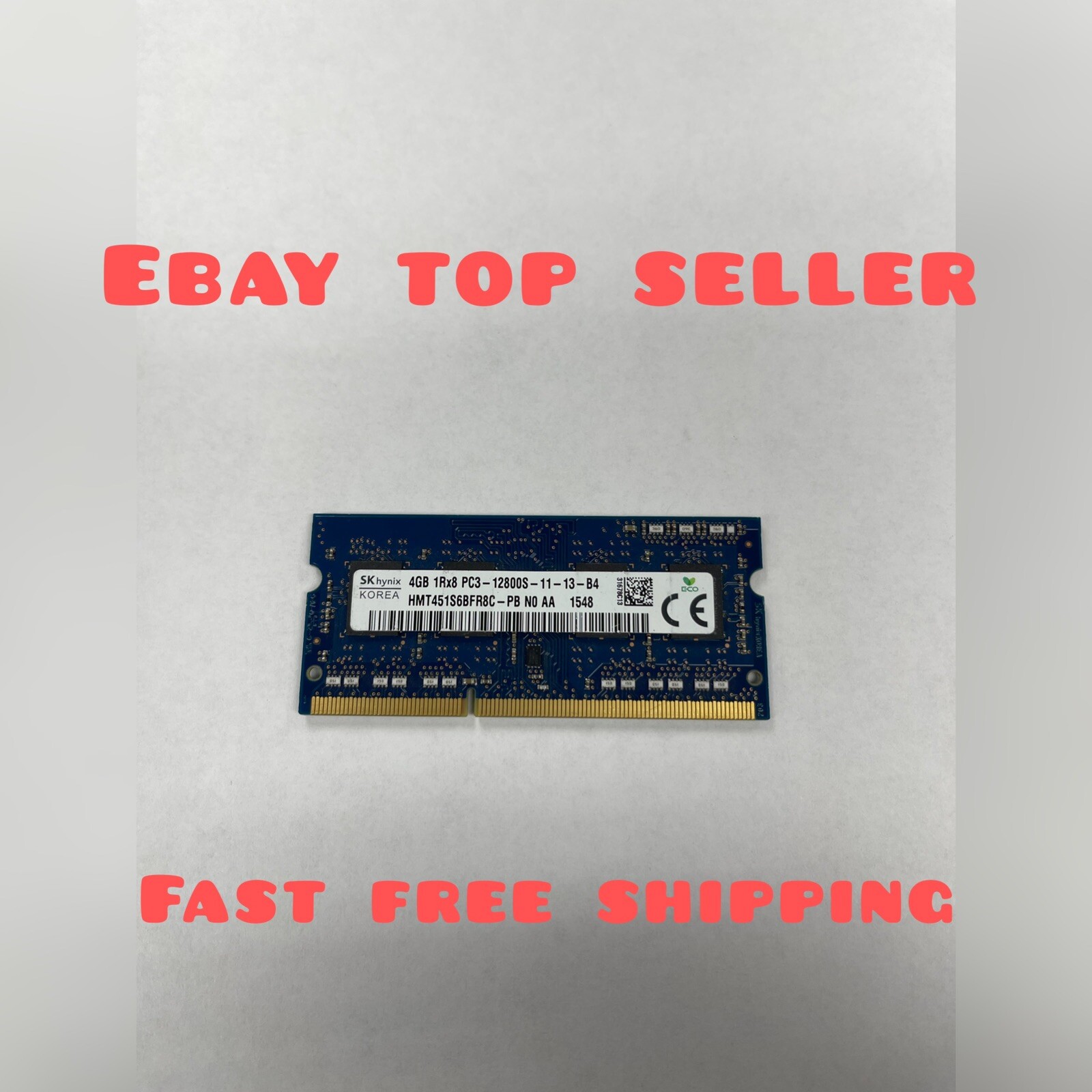 SK Hynix 4GB RAM 1RX8 PC3-12800S-11-13-B4 Laptop Memory 30 Days Warranty Tested
