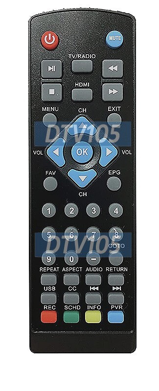 New Replacement IR Remote For DTV105 Model Only