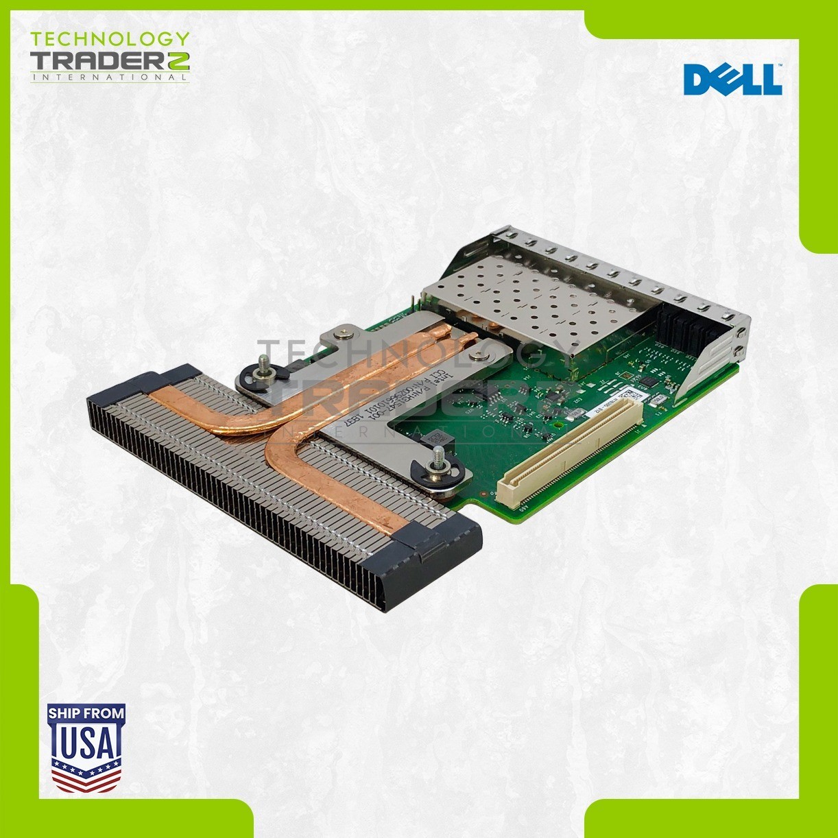 ** 68M95 Dell Intel X710 10Gb PCI-E 3.0 X8 SFP+ 4-Port Network Adapter 068M95 **