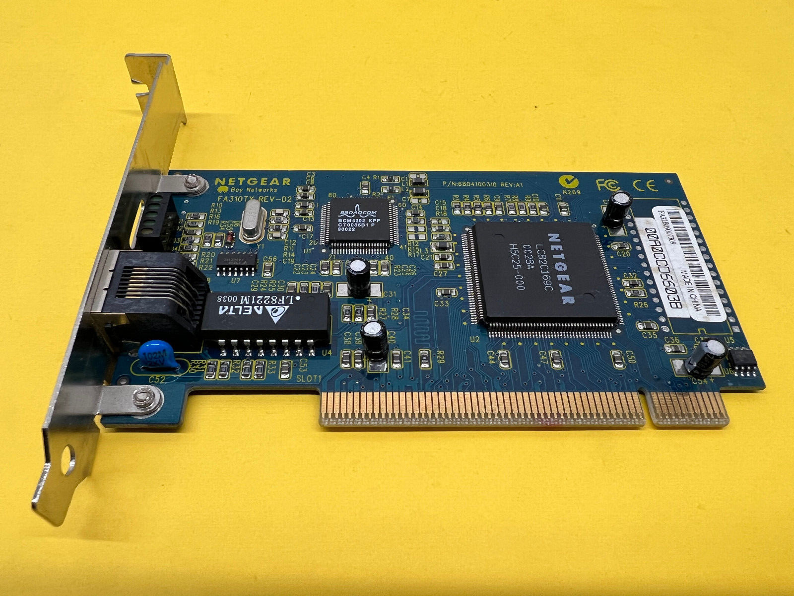 Netgear FA310TX Rev D2 Ethernet PCI Card Free Shipping