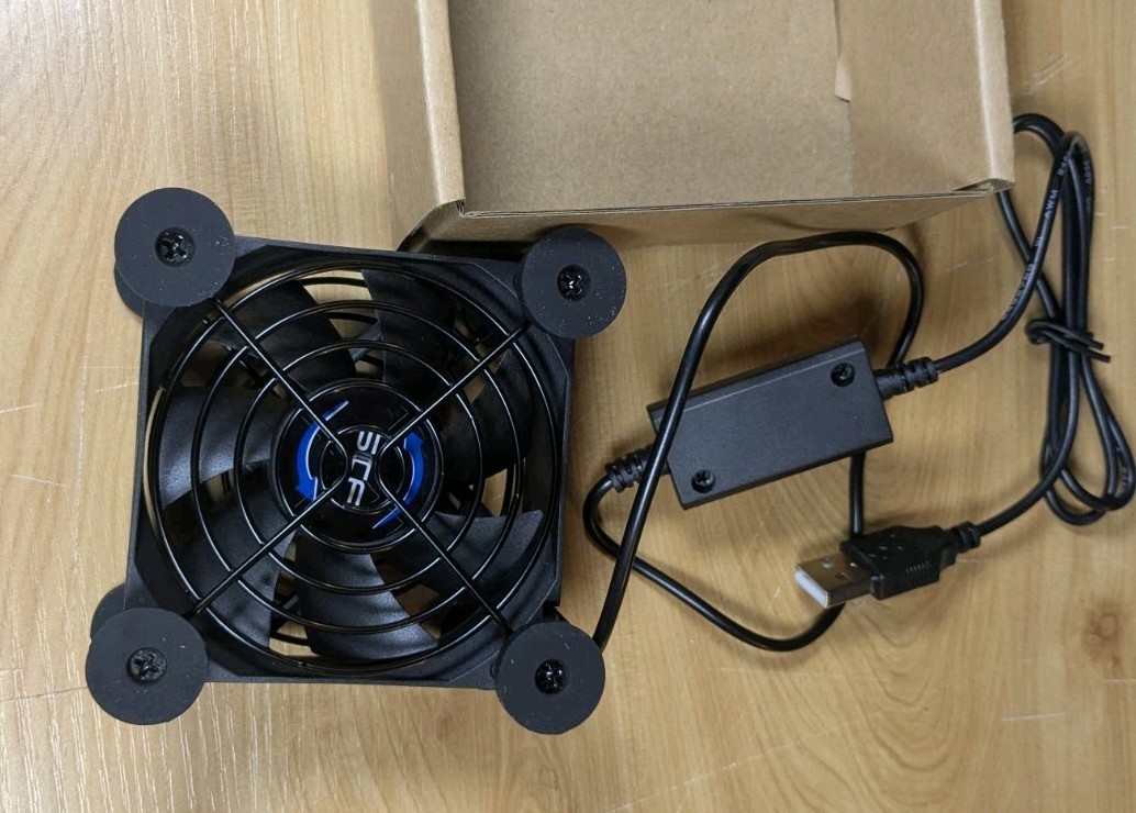 USB Powered 80mm Computer Cabinet Cooling Fan Quiet Dual Ball Bearing FF8025L05B
