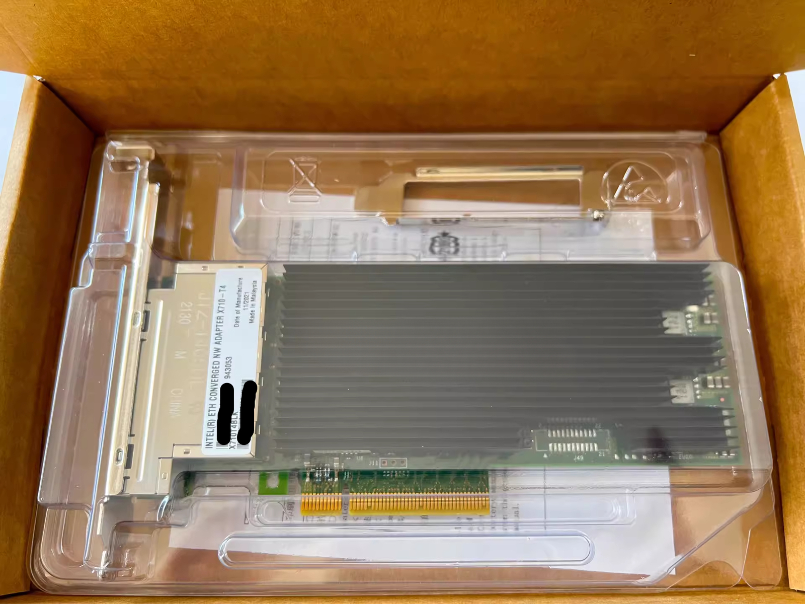 Original Intel X710-T4 Ethernet Converged Network Adapter X710T4 X710T4BLK 4Port